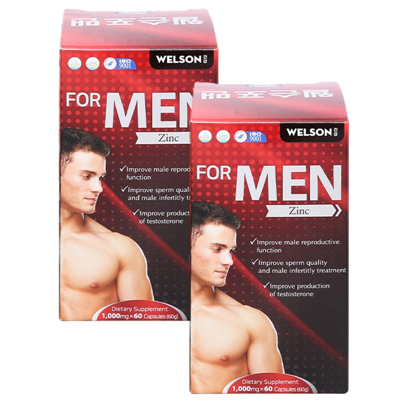 Combo 2 hộp Welson For Men Zinc hỗ trợ tăng cường khả năng sinh lý nam hộp 60 viên - 